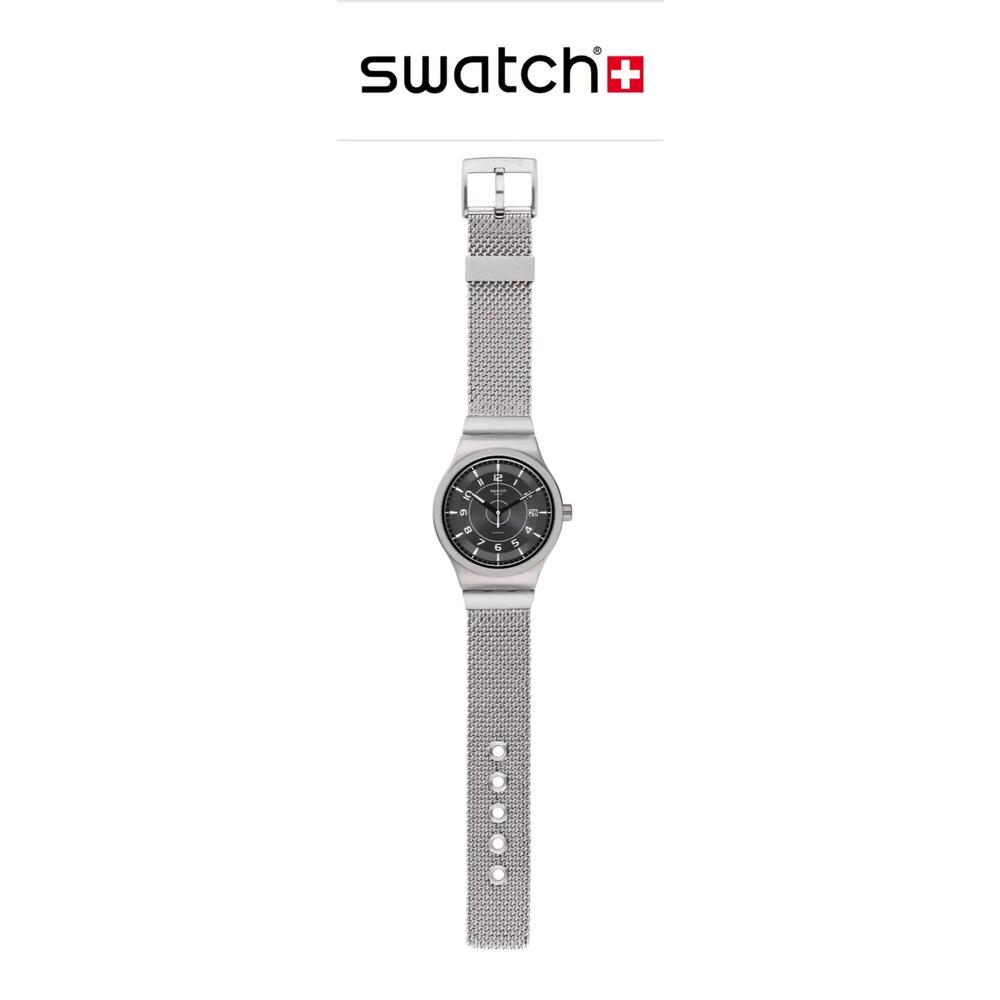Swatch Watch SISTEM MECHE YIS418M 2018 Sistem51 Irony New In Box Milanese Band